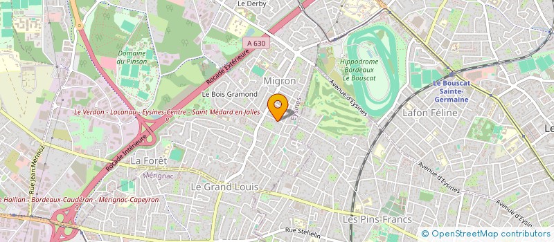 localisation de l'entreprise MONSIEUR HUGO RAISON  EYSINES