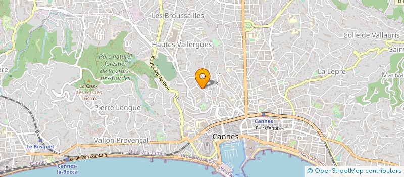 localisation de l'entreprise MONSIEUR HUGO RALJEVIC à CANNES