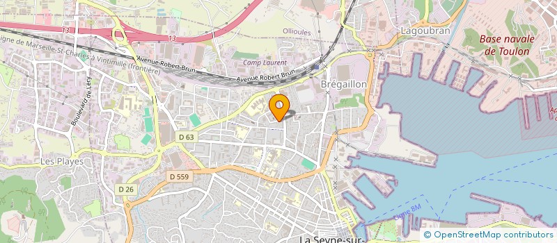 localisation de l'entreprise MONSIEUR HUGO RAMOS GON ALVES  LA SEYNE-SUR-MER