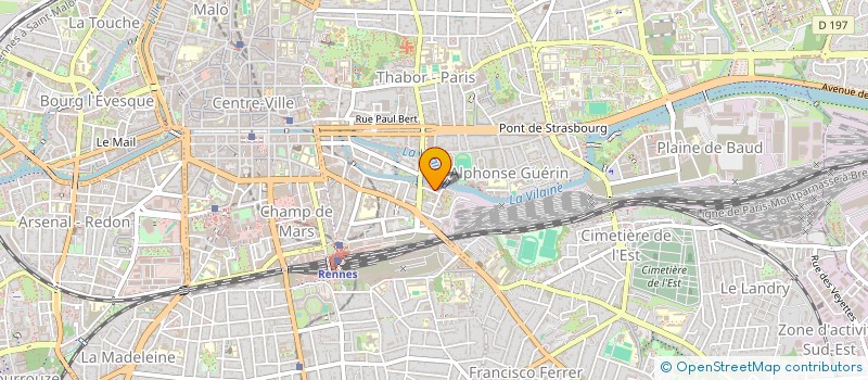 localisation de l'entreprise MONSIEUR HUGO RATTINAME-DELAFFON  RENNES