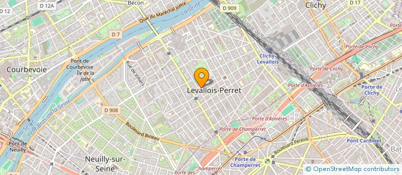localisation de l'entreprise MONSIEUR HUGO RAVONISON à LEVALLOIS-PERRET