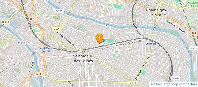 localisation de l'entreprise MONSIEUR HUGO REBOUT à SAINT-MAUR-DES-FOSSES