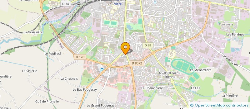 localisation de l'entreprise MONSIEUR HUGO-REDDY LEUWAT-KWETCHOUA  VITRE