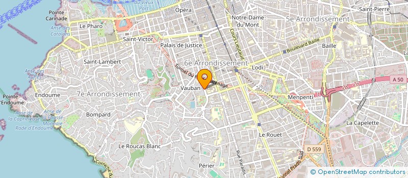 localisation de l'entreprise MONSIEUR HUGO REDON à MARSEILLE
