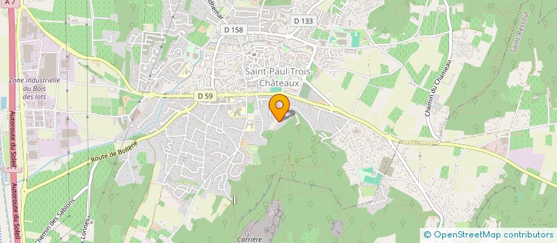 localisation de l'entreprise MONSIEUR HUGO REGAIRAZ  SAINT-PAUL-TROIS-CHATEAUX