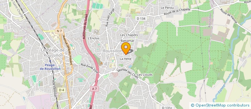 localisation de l'entreprise MONSIEUR HUGO REGUILLON  ROUSSILLON