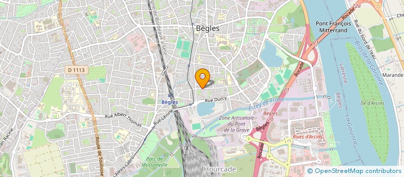 localisation de l'entreprise MONSIEUR HUGO REIGT à BEGLES