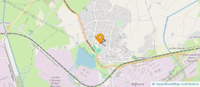 localisation de l'entreprise MONSIEUR HUGO REMY  DONGES