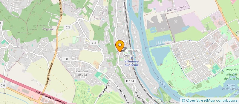 localisation de l'entreprise MONSIEUR HUGO REVENU  VILLENNES-SUR-SEINE