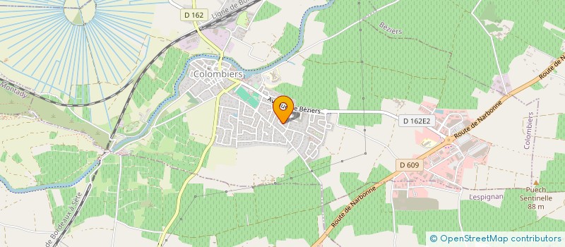 localisation de l'entreprise MONSIEUR HUGO REY à COLOMBIERS