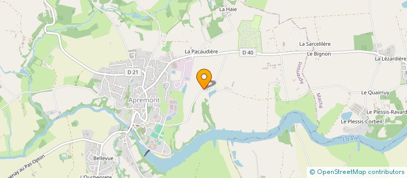 localisation de l'entreprise MONSIEUR HUGO REYNE  APREMONT