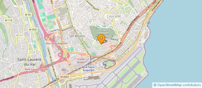 localisation de l'entreprise MONSIEUR HUGO RICHON à NICE