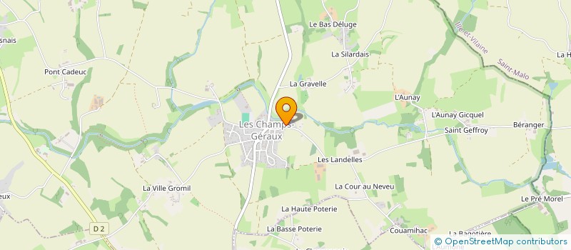 localisation de l'entreprise MONSIEUR HUGO RIGAL  LES CHAMPS-GERAUX