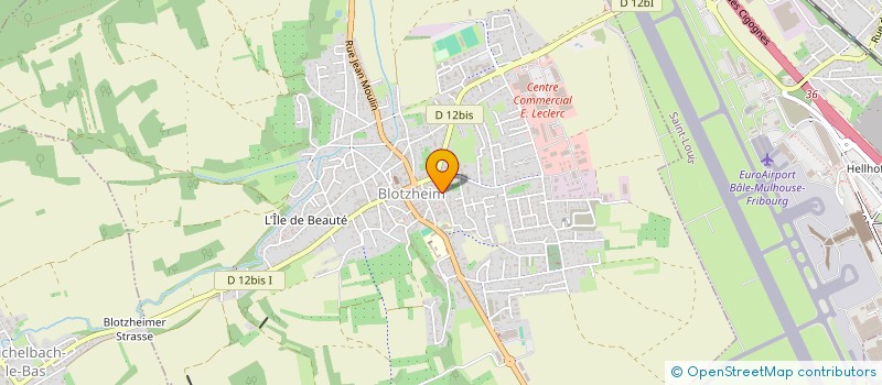 localisation de l'entreprise MONSIEUR HUGO RITTER  BLOTZHEIM