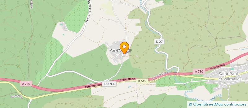 localisation de l'entreprise MONSIEUR HUGO RIVAULT  LA BOISSIERE