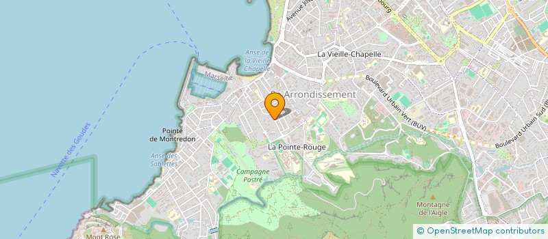 localisation de l'entreprise MONSIEUR HUGO RIZZO à MARSEILLE