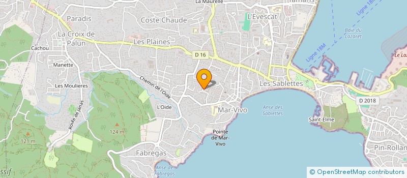 localisation de l'entreprise MONSIEUR HUGO ROBERT à LA SEYNE-SUR-MER