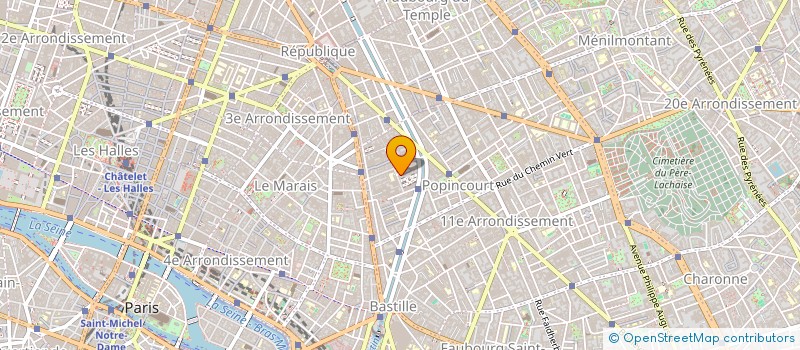 localisation de l'entreprise MONSIEUR HUGO ROBILAHY  PARIS