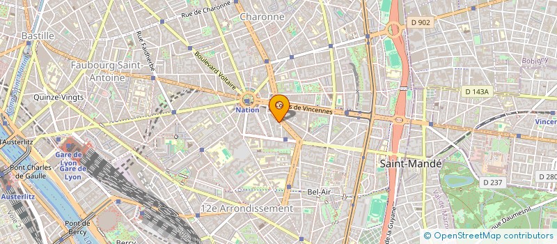 localisation de l'entreprise MONSIEUR HUGO ROCHEFORT  PARIS