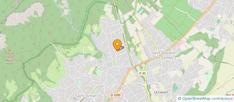 localisation de l'entreprise MONSIEUR HUGO ROCHER  SAINT-ISMIER