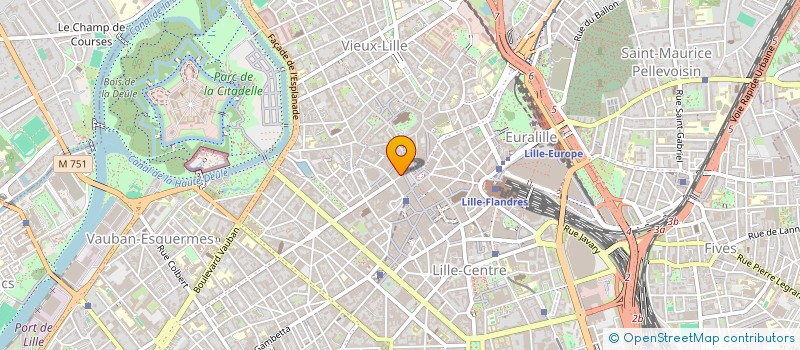 localisation de l'entreprise MONSIEUR HUGO ROCQ à LILLE
