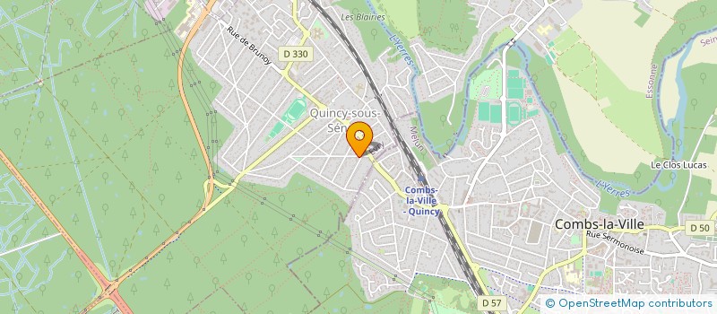 localisation de l'entreprise MONSIEUR HUGO RODRIGUES  QUINCY-SOUS-SENART