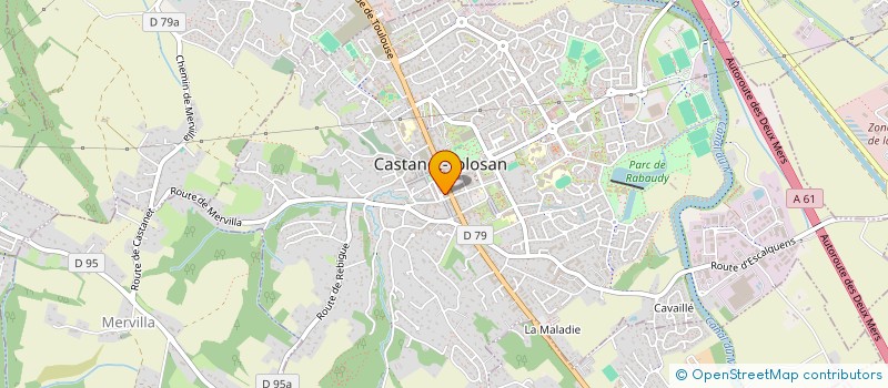 localisation de l'entreprise MONSIEUR HUGO RODRIGUES à CASTANET-TOLOSAN