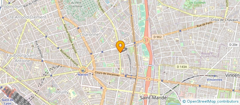 localisation de l'entreprise MONSIEUR HUGO ROGGE à PARIS