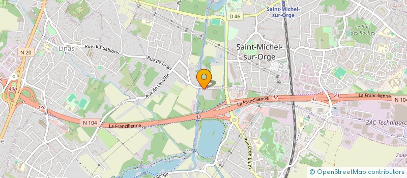 localisation de l'entreprise MONSIEUR HUGO ROMAIN à BRETIGNY-SUR-ORGE