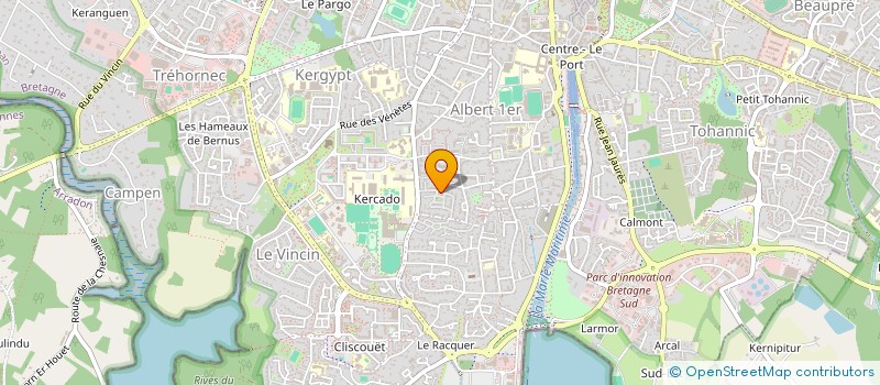 localisation de l'entreprise MONSIEUR HUGO ROSSIGNOL à VANNES