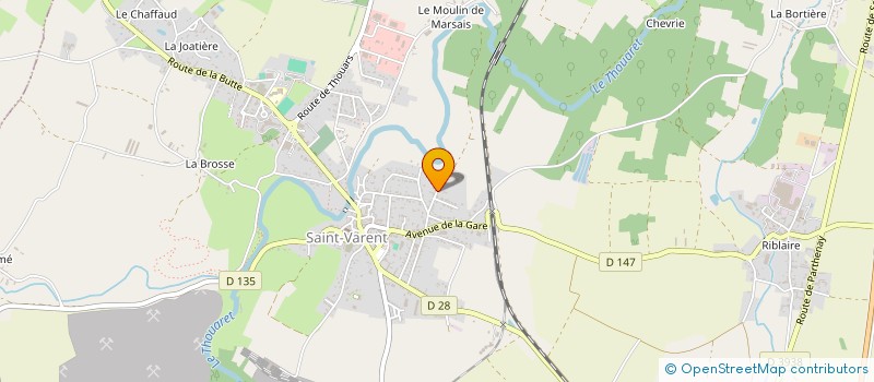 localisation de l'entreprise MONSIEUR HUGO ROTUREAU  SAINT-VARENT