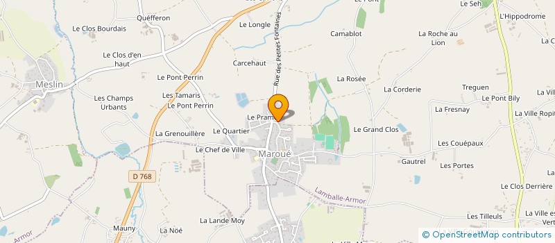 localisation de l'entreprise MONSIEUR HUGO ROUAULT  LAMBALLE-ARMOR