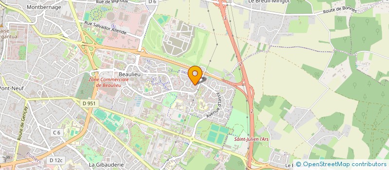 localisation de l'entreprise MONSIEUR HUGO ROUGETET  POITIERS