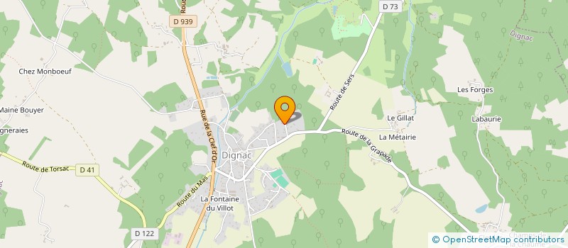 localisation de l'entreprise MONSIEUR HUGO ROUGIER  DIGNAC