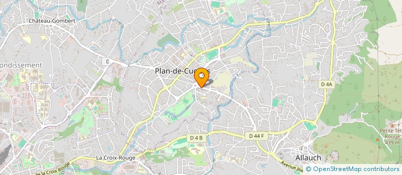 localisation de l'entreprise MONSIEUR HUGO ROUGIER  PLAN-DE-CUQUES