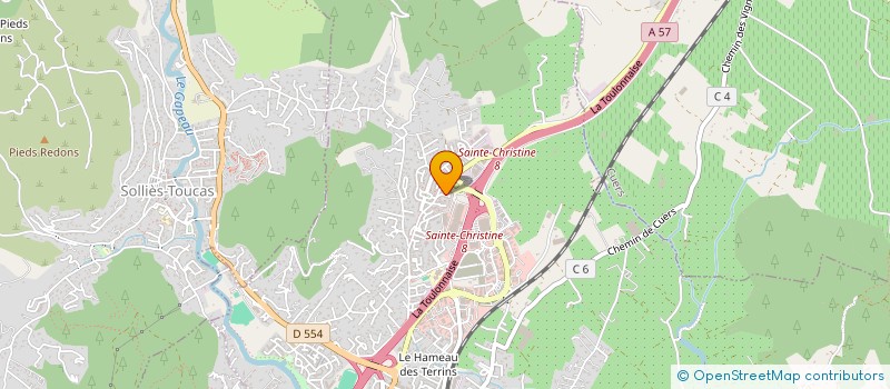 localisation de l'entreprise MONSIEUR HUGO ROUSIN  SOLLIES-PONT