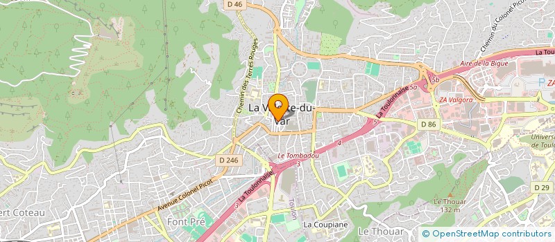 localisation de l'entreprise MONSIEUR HUGO ROUSSELLE à LA VALETTE-DU-VAR