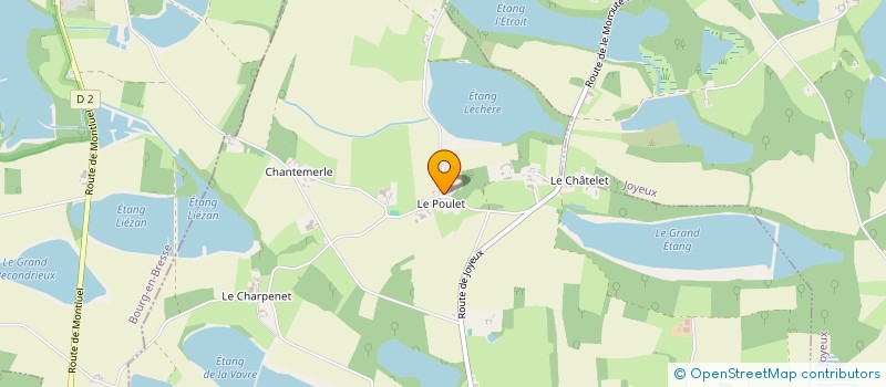 localisation de l'entreprise MONSIEUR HUGO ROUSSET  LE MONTELLIER