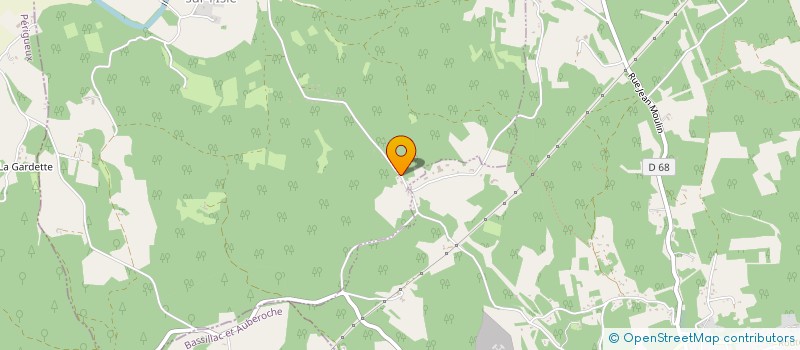 localisation de l'entreprise MONSIEUR HUGO ROUVEYROUX  SAINT-VINCENT-SUR-L'ISLE