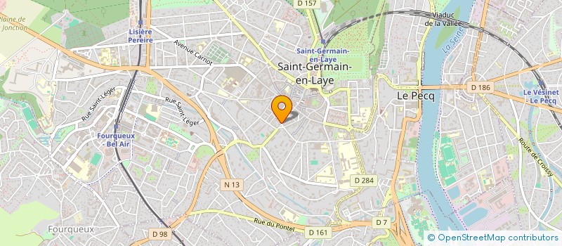 localisation de l'entreprise MONSIEUR HUGO RUEDA RAVARY  SAINT-GERMAIN-EN-LAYE