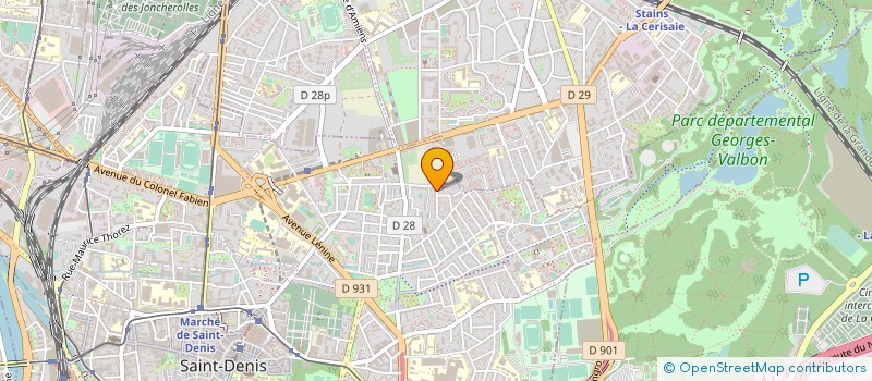 localisation de l'entreprise MONSIEUR HUGO SABY à SAINT-DENIS