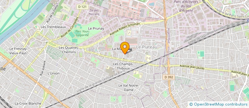 localisation de l'entreprise MONSIEUR HUGO SACCHI  SARTROUVILLE