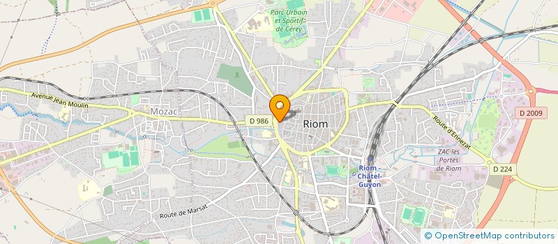 localisation de l'entreprise MONSIEUR HUGO SAGE  RIOM