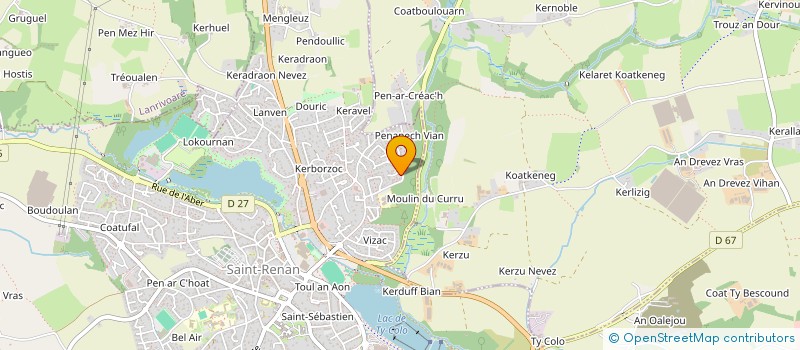 localisation de l'entreprise MONSIEUR HUGO SALAUN  SAINT-RENAN