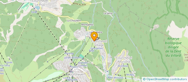 localisation de l'entreprise MONSIEUR HUGO SALERNO à COURCHEVEL