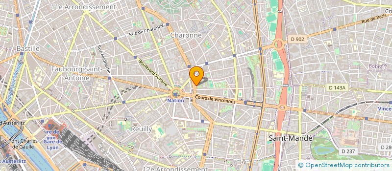 localisation de l'entreprise MONSIEUR HUGO SALMON  PARIS