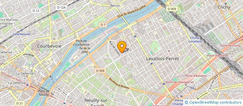 localisation de l'entreprise MONSIEUR HUGO SALVADORI à LEVALLOIS-PERRET