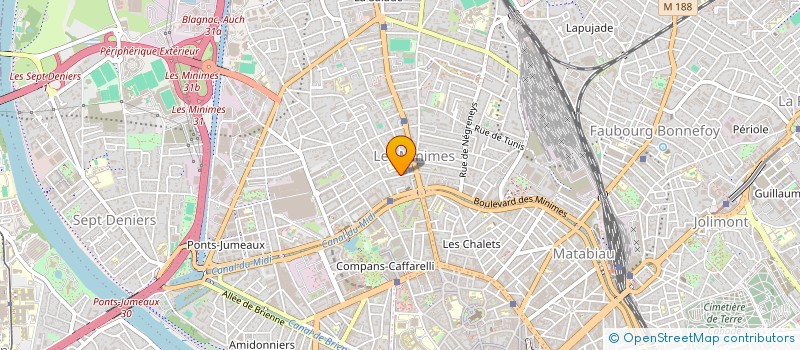 localisation de l'entreprise MONSIEUR HUGO SANTI à TOULOUSE
