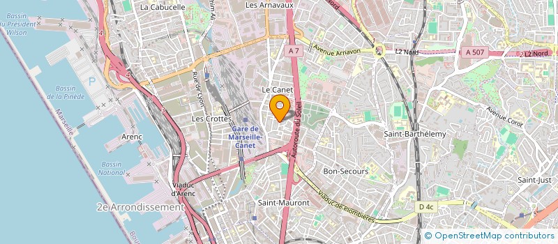 localisation de l'entreprise MONSIEUR HUGO SANTI à MARSEILLE