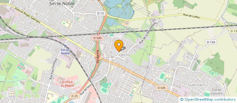 localisation de l'entreprise MONSIEUR HUGO SARRASIN  DECHY